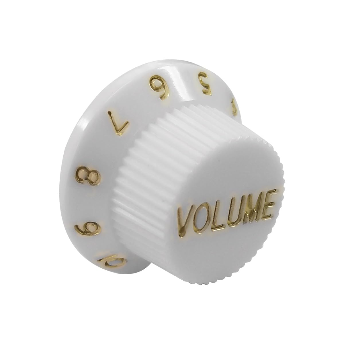 FLEOR White Plastic 50/50/52mm Single Coil Pickup Cover 2T1V Tone Volume Control Knobs Switch Tip Bar Tip Set